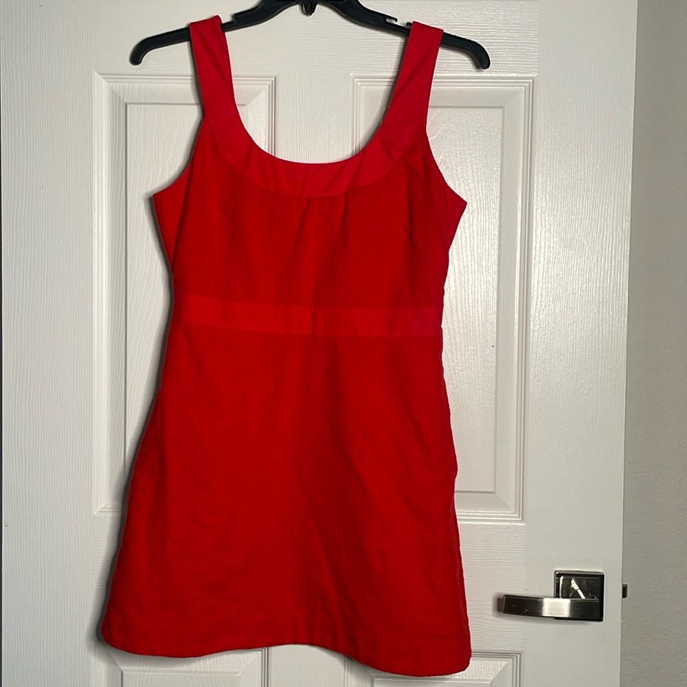 Maeve by Anthropologie cut out back tank mini dress